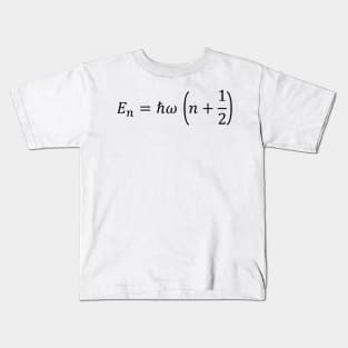 Energy Of A Quantum Harmonic Oscillator, quantum physics Kids T-Shirt